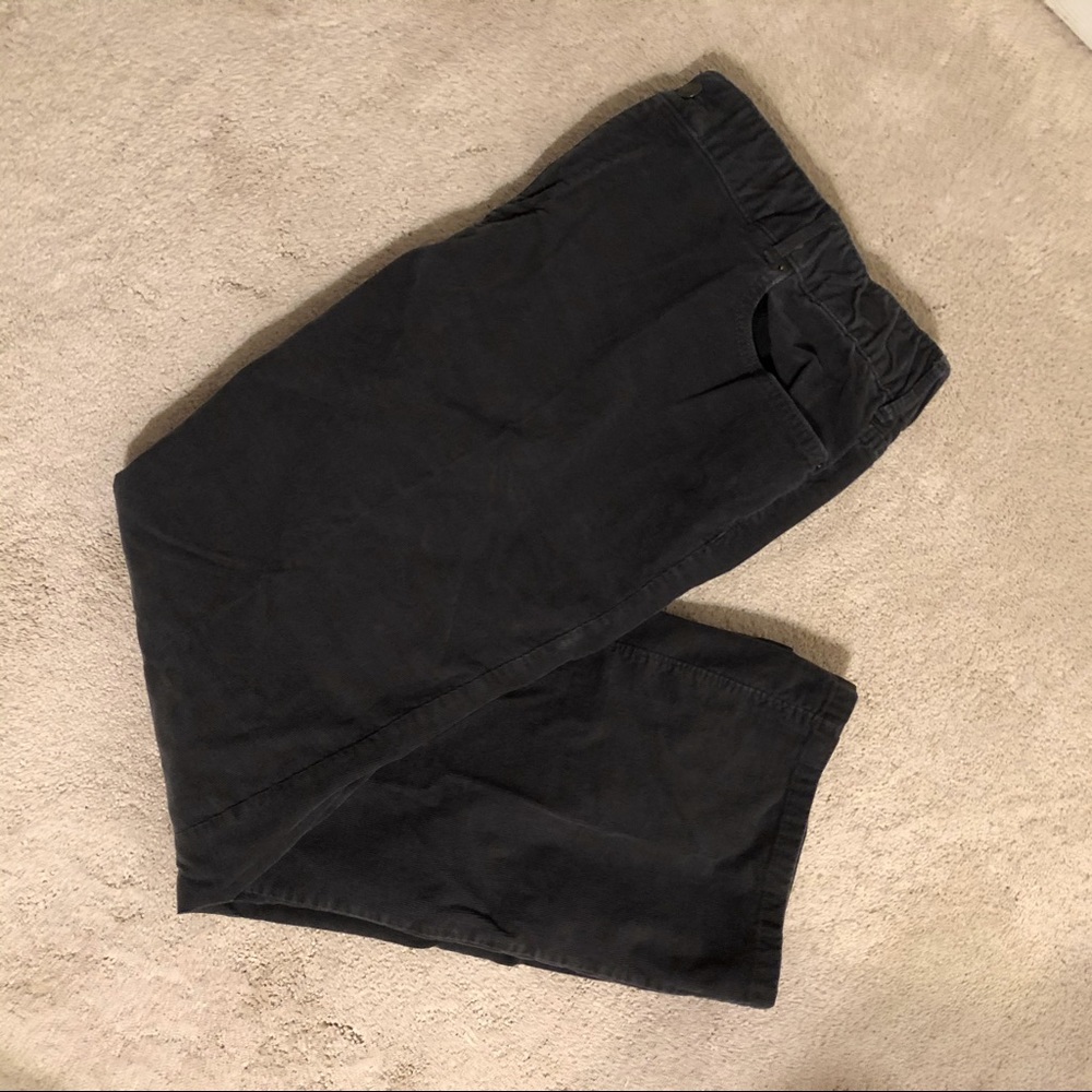 Eddie Bauer dark gray corduroy jeans